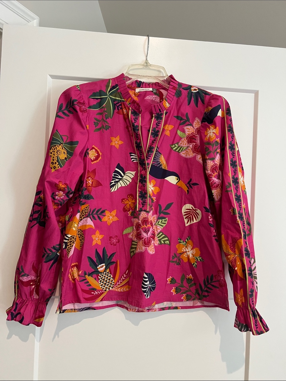 Maude Vivante bird blouse medium